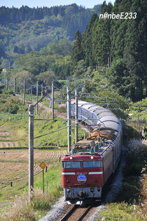 2021ﾚ「あけぼの」　EF81 137＋24系9B