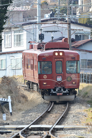 384ﾚ　富士登山電車4号　1200形　1205F