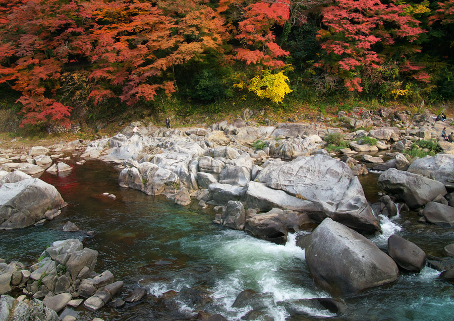香嵐渓の紅葉★011
