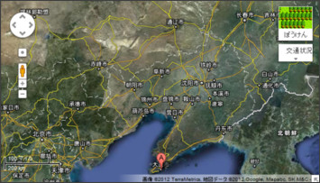 中国遼寧省大連 - Google マップ http://maps.google.com/maps?hl=ja&tab=nl