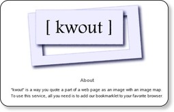 kwout | A brilliant way to quote http://kwout.com/