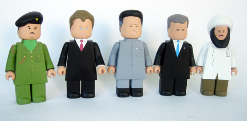 George W. Bush giving his axis of evil.