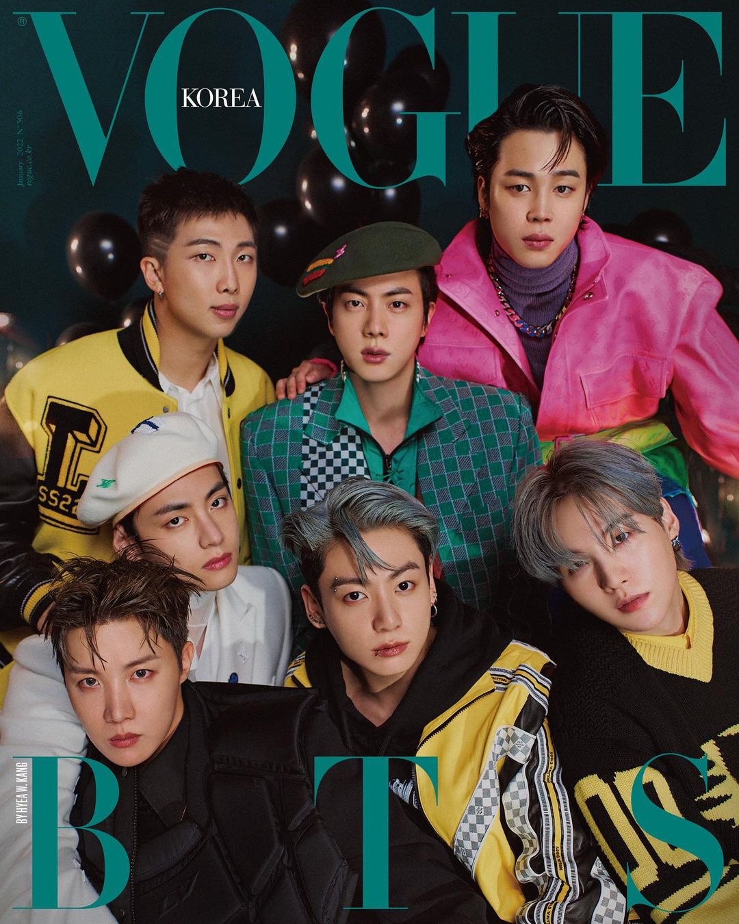 「VOGUE KOREA」、防弾少年団が登場する2022年1月号グラビア公開