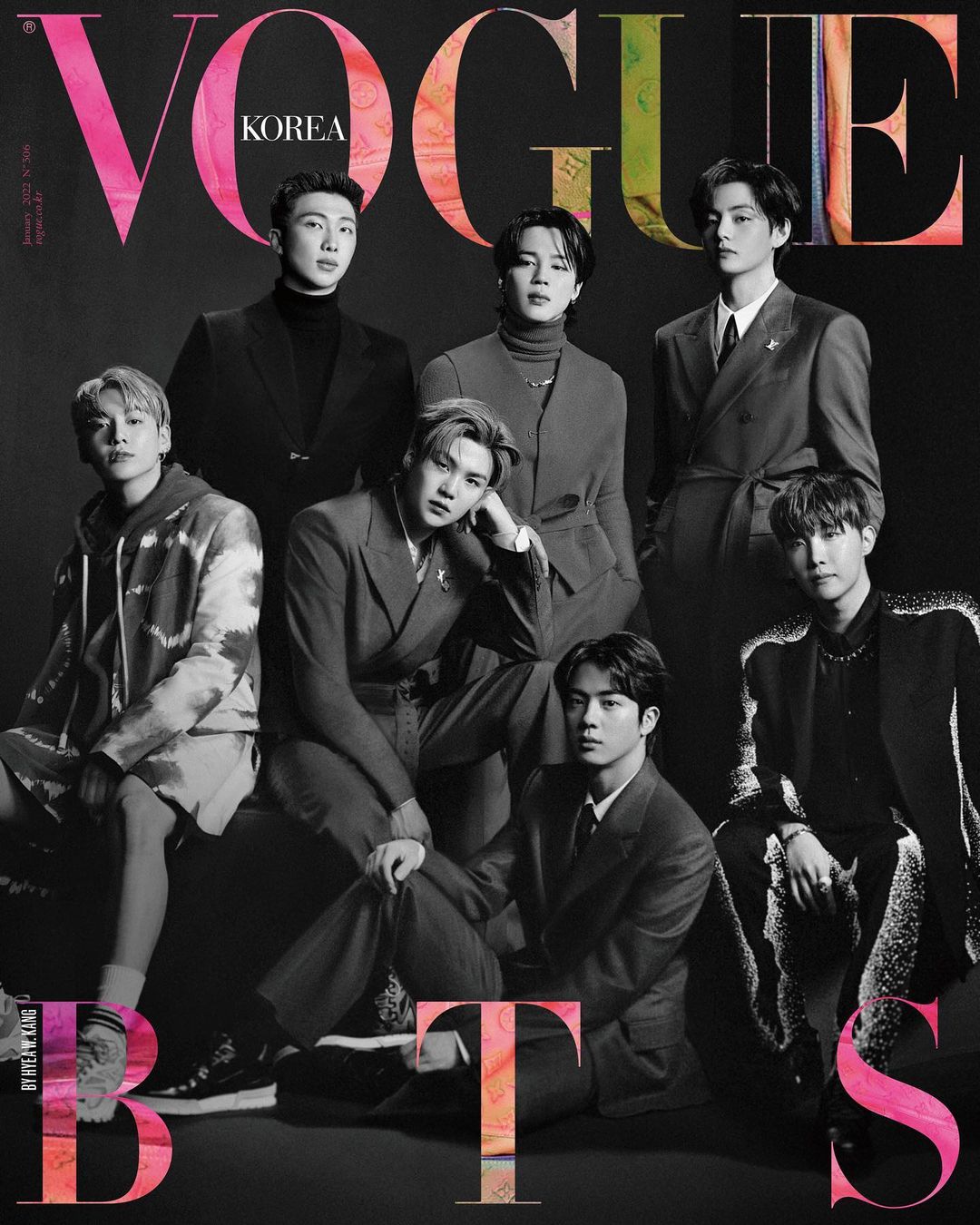 「VOGUE KOREA」、防弾少年団が登場する2022年1月号グラビア公開
