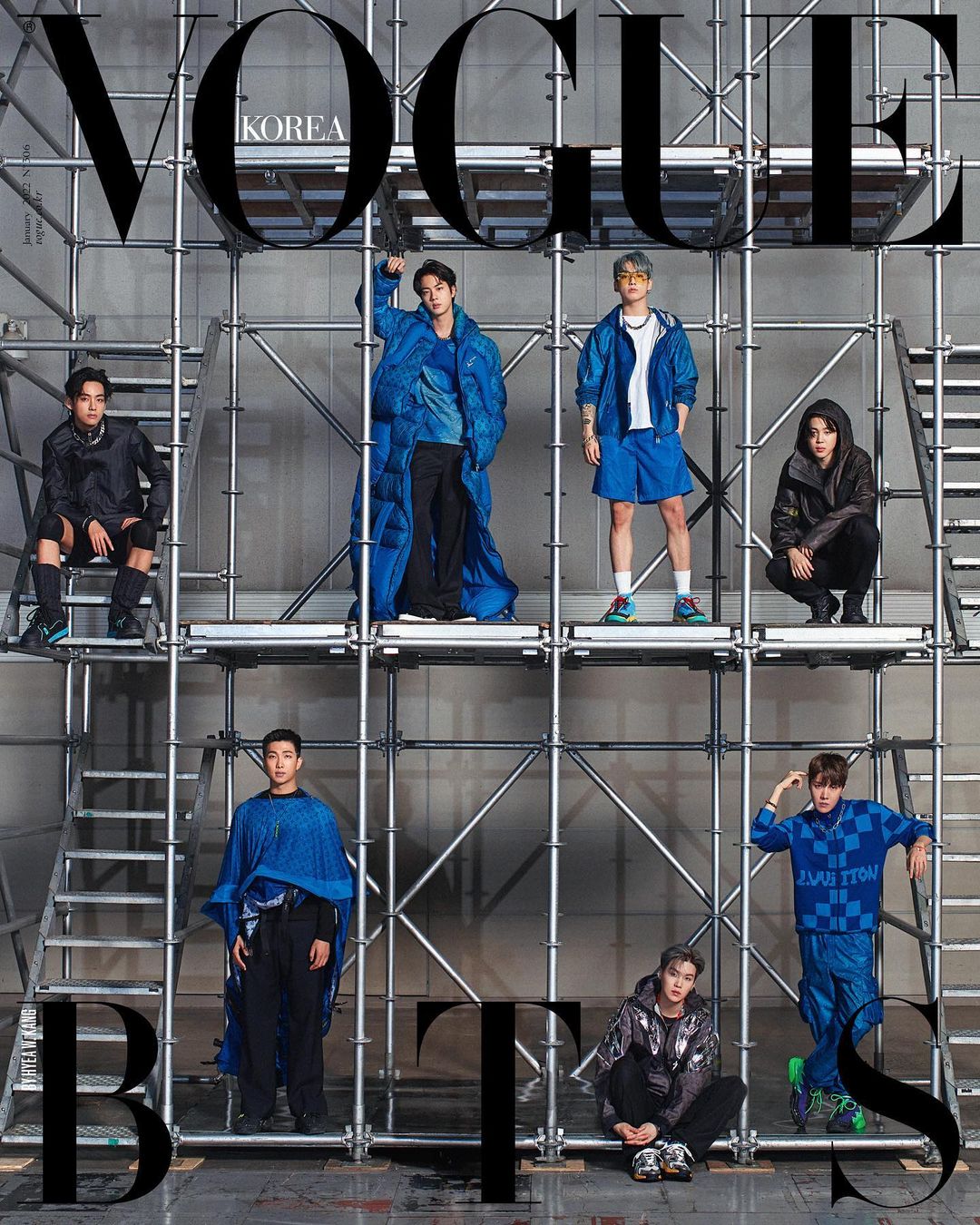 「VOGUE KOREA」、防弾少年団が登場する2022年1月号グラビア公開