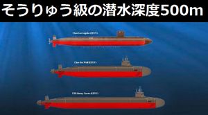中国091型潜水艦の潜航深度は約350メートルだが、海自そうりゅう級は500メートルだ、新たな鋼材の研究開発を…中国メディア！