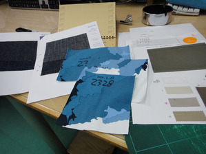 パンツ生地見本