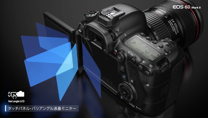 6dmarkII　バリアングル機能