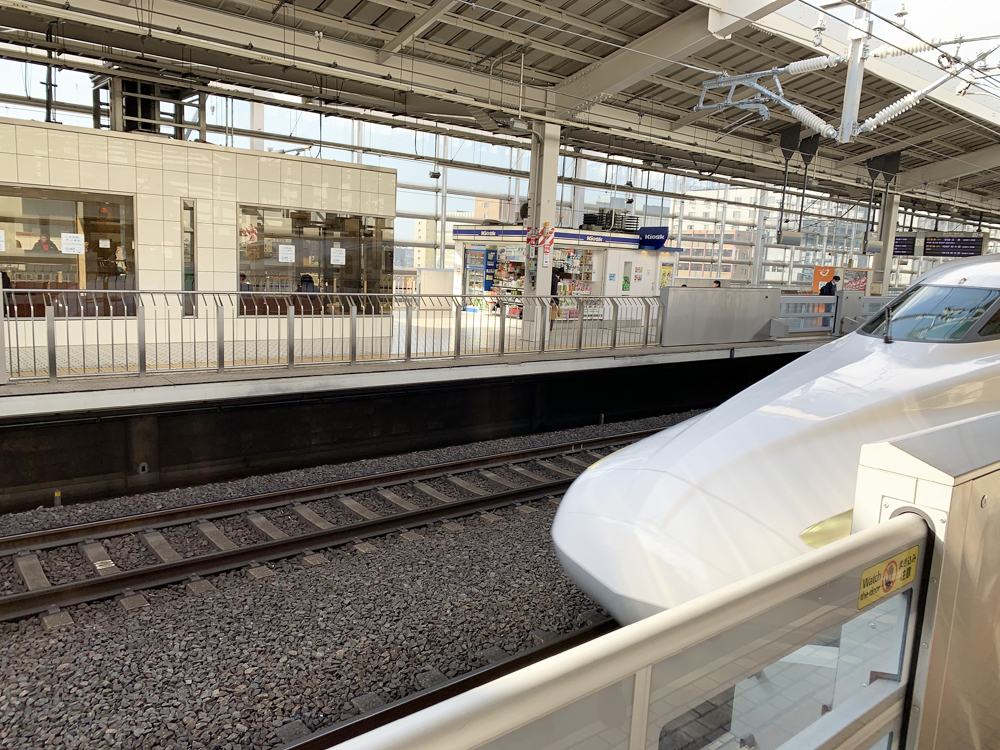 京都駅にて