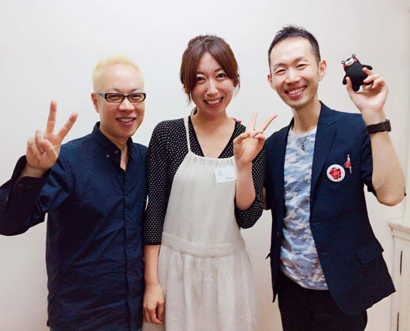 愛ちゃんと３人で