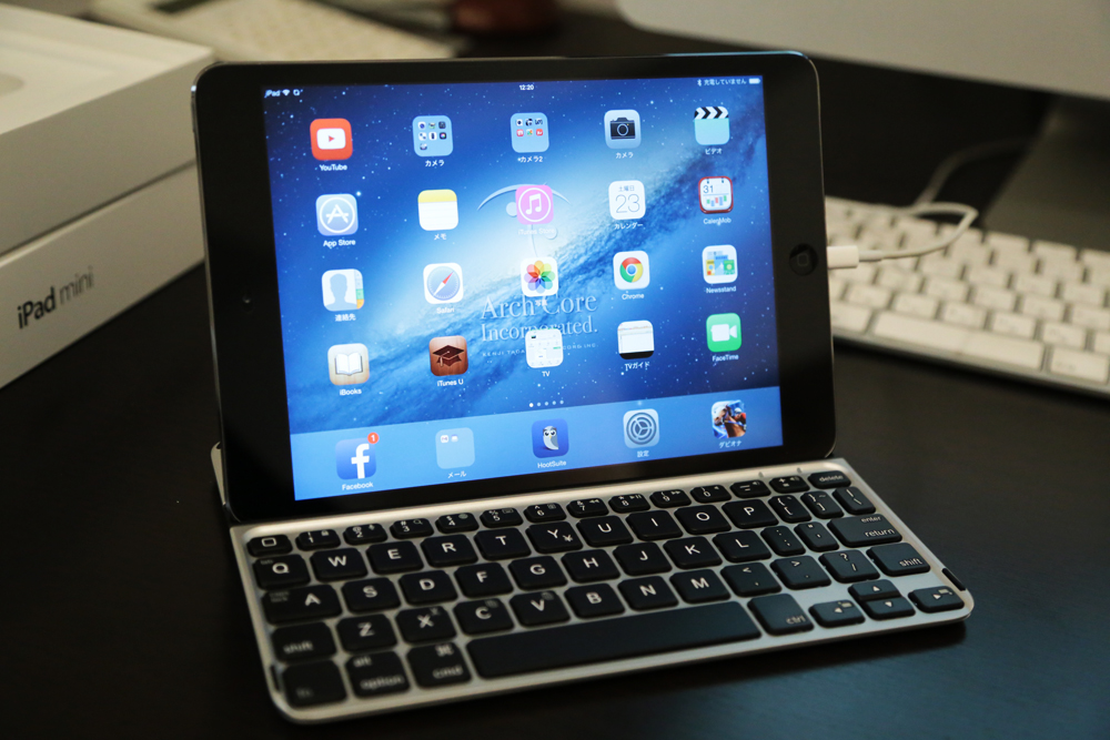 iPad mini Retinaにキーボードを