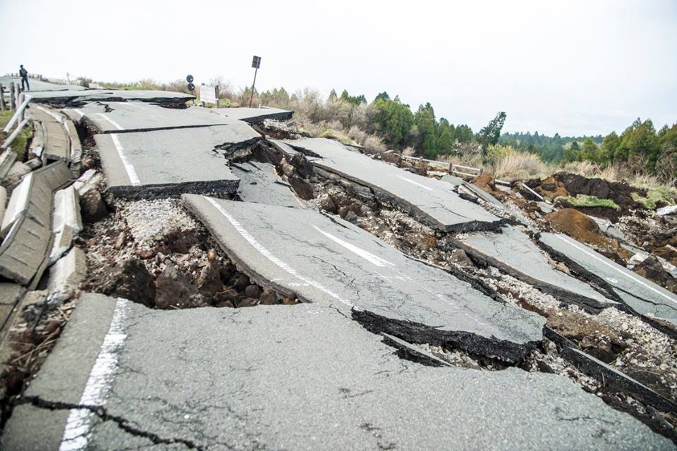 熊本の道路の状態