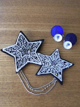 10-24星のブローチ