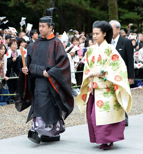 典子さまと千家さん 出雲大社で結婚式 時事放題