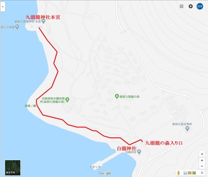 九頭龍の森地図