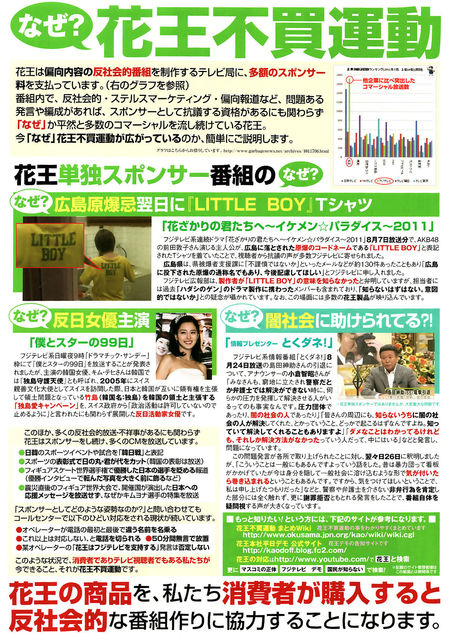 花王デモ もつのブログ