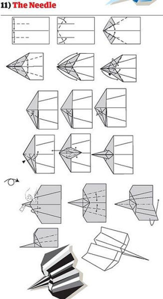 紙飛行機 何種類折れる 図解 12種類の紙飛行機の折り方 ホビーは人生の おもちゃ