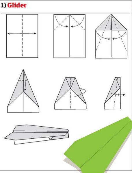 紙 飛行機 の 折り 方 ギネス記録の滞空時間 紙飛行機の作り方と飛ばし方