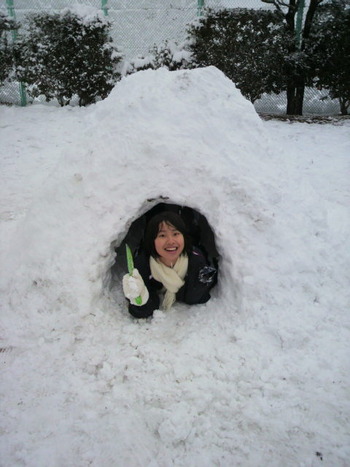 かまくら作ったどーーっ