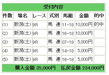 新潟9連