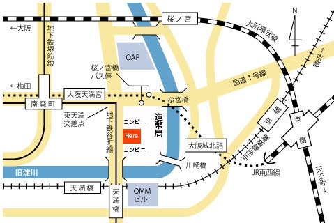 RAW TRACKS地図