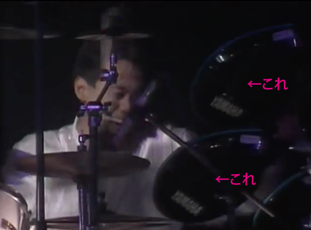 神保さんが使っていたシンセドラム