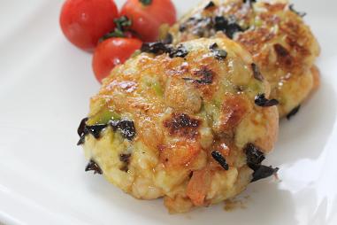 えびとはんぺんのハンバーグ