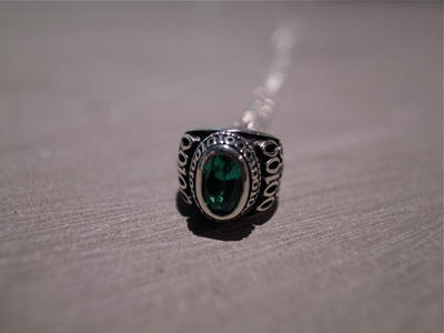 JAM HOME MADE ジャムホームメイド カレッジリングネックレス