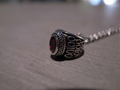 JAM HOME MADE ジャムホームメイド カレッジリングネックレス