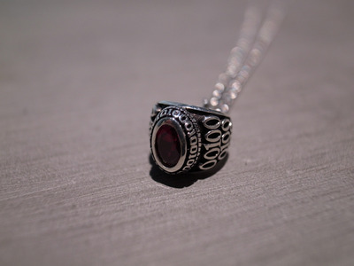 JAM HOME MADE ジャムホームメイド カレッジリングネックレス