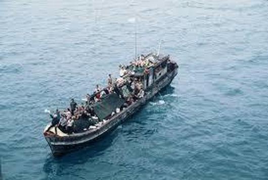 0refugees use boats
