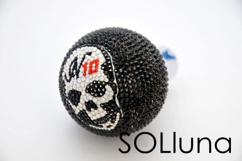 シフトノブ　スカル　デコ