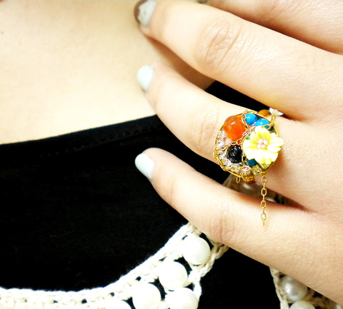 18レジンフルーツタルトリング