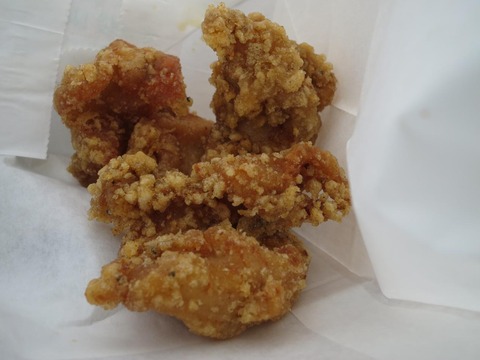 岳乃屋　の後に唐揚げ