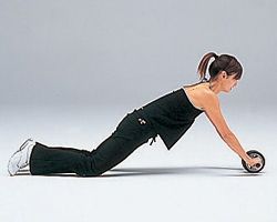 腹筋ローラー膝着き(2)