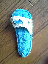 もうすでにボロボロ