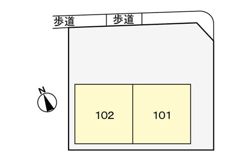 飾磨区蓼野町店舗-敷地図