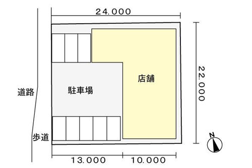 飾磨区構２丁目倉庫-敷地図