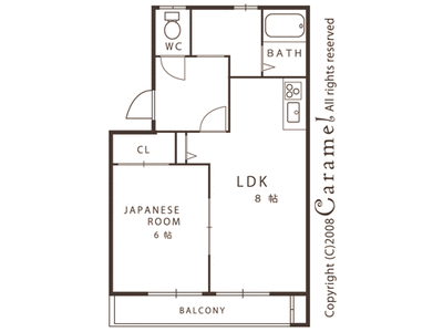 アムールハイツ205-間取り