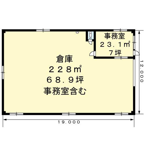 網干区垣内西町倉庫-間取り