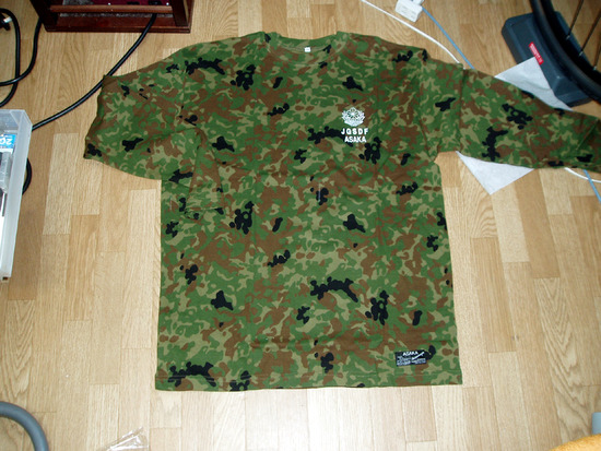 111206 朝霞陸自広報センター 迷彩Tシャツ 2
