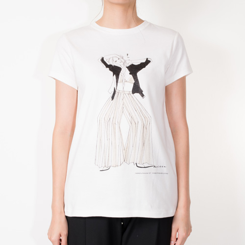 イラストレーター「オカダミカ / micca」描き下ろしの、オリジナルプリントが映えるTシャツ