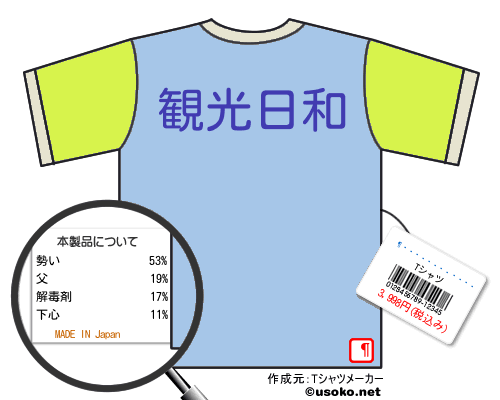 愚痴テレビジョンTシャツ