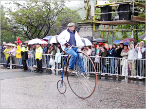 昔の自転車