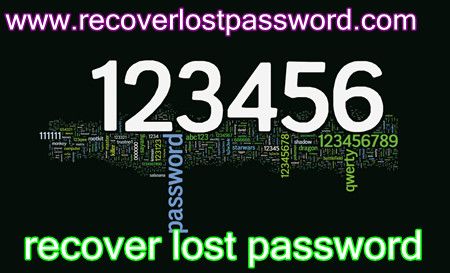 recover lost password