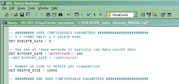 Read and Write variables in a Script.