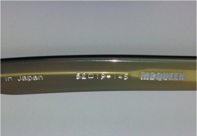 フレームのサイズについて