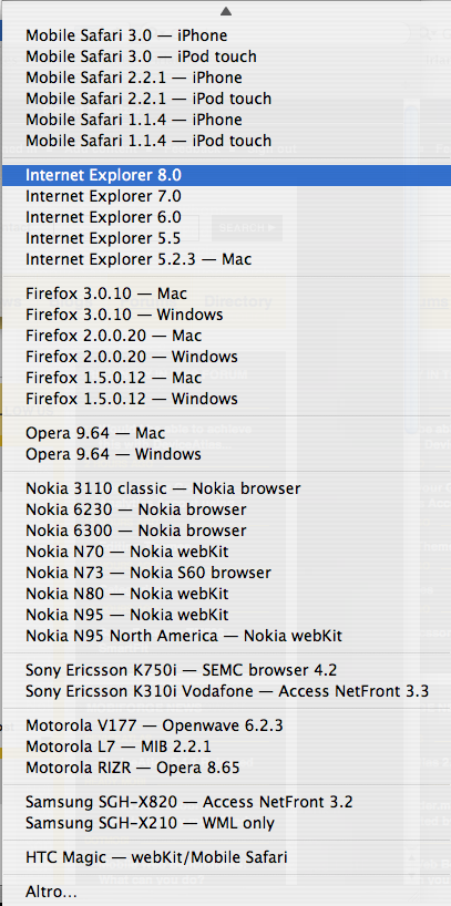 User Agent Switcher 0.7.3修改firefox的user.