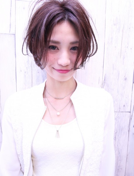 丸顔に似合うショートヘアの髪型 すっきり 小顔ショート が可愛いんです Nor Su ショートカット の達人 美容室集客による売上向上成功率100 18年現在