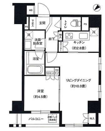 グランスイート銀座レスティモナーク  銀座 賃貸